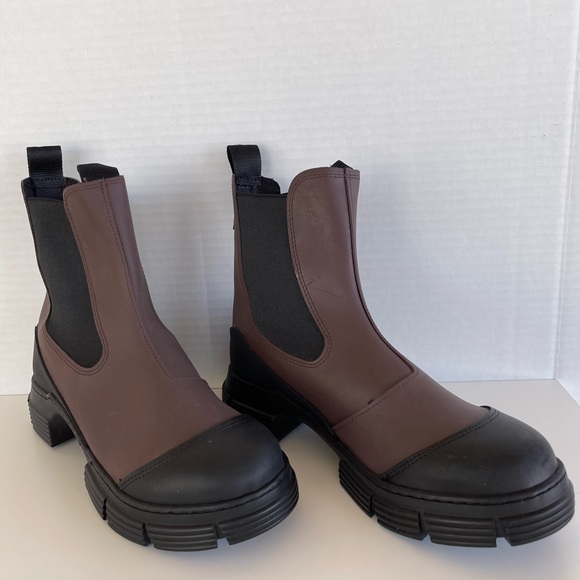 Ganni Chelsea Rubber Rain Boots - Picture 3 of 13